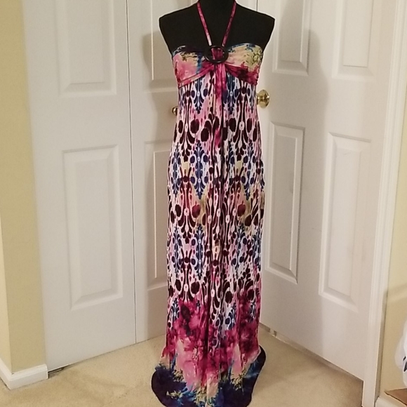 Snap Dresses & Skirts - ☆ Snap ☆ Super Long Tye-Dye Maxi Dress Medium